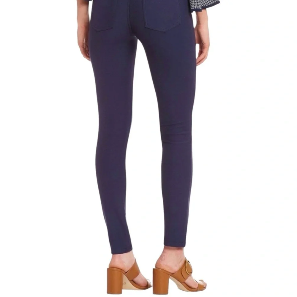 MICHAEL Michael Kors Stretch Knit Twill Leggings Jeggings Navy